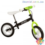 Беговел KIDS 12 д. M 3141-1 черно-зеленый